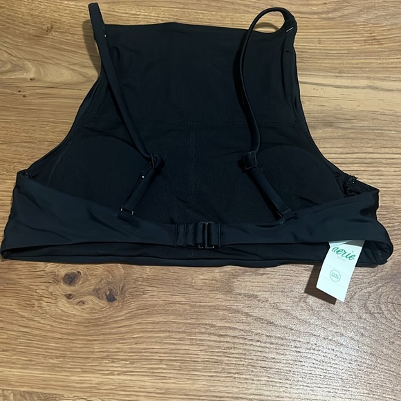 NWT Aerie Black High Neck Bikini Top Reg. $29 - Picture 5 of 7